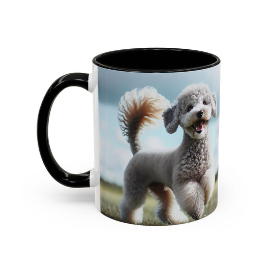 Bedlington Terrier Accent Coffee Mug - Perfect Gift for Dog Lovers