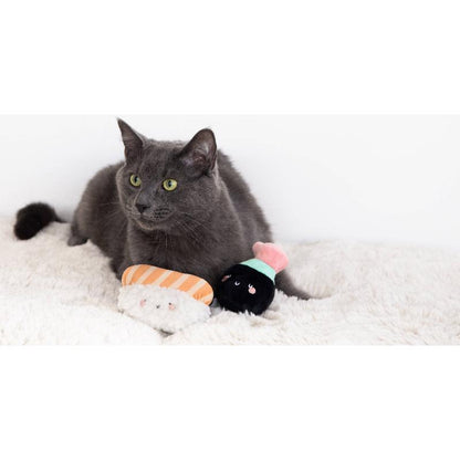 Soy Sauce and Sushi Cat Toy Set - 2pc
