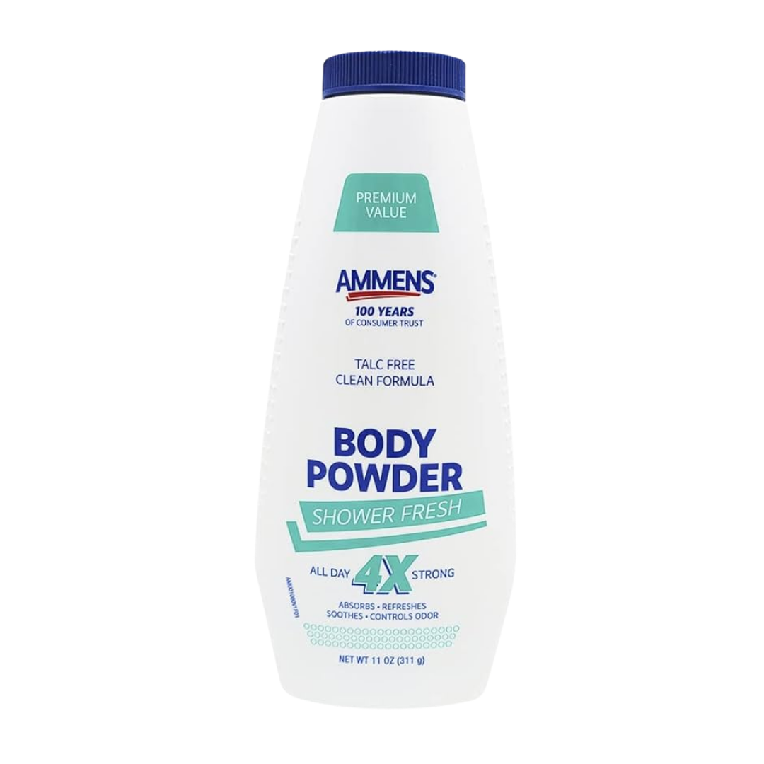 Ammens Medicated Body Powder Shower Fresh 11oz for Pet Skin