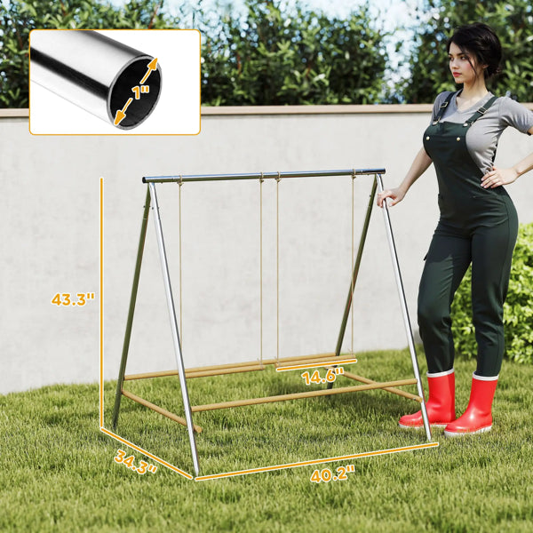 Chicken Perch - Natural Wood Poultry Swing & Stand Toy