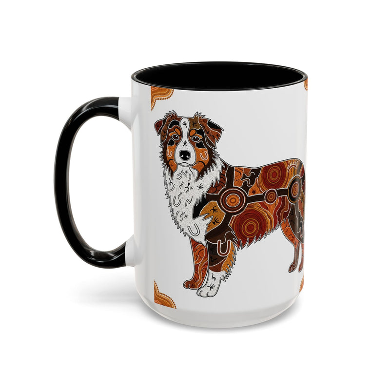 Australian Shepherd Accent Coffee Mug - Perfect Gift for Dog Lovers