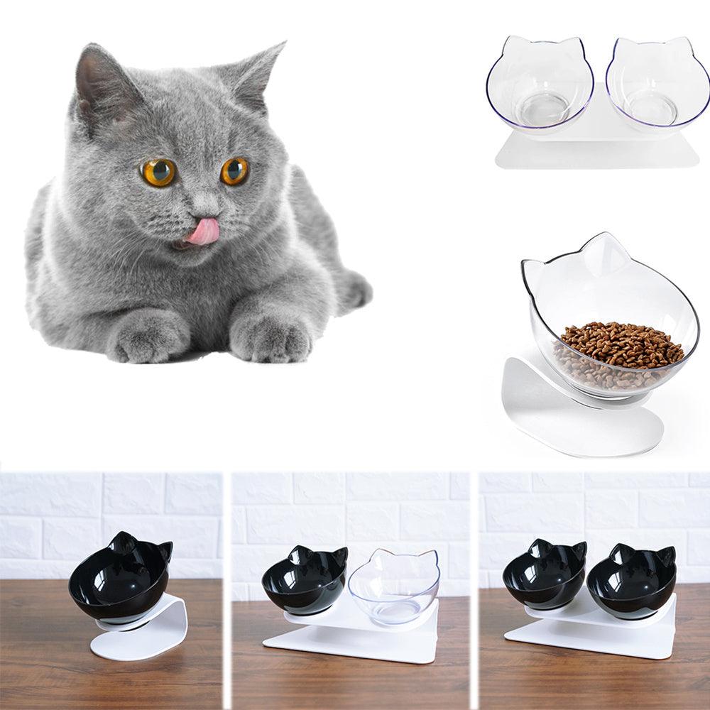 Non-Slip Double Cat Food Bowl