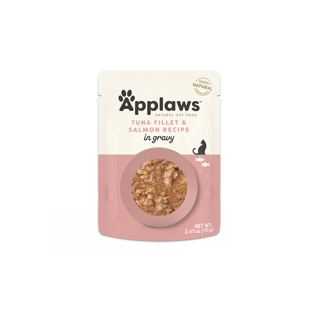 Applaws Cat Flakes Tuna & Salmon Pouch (2.47oz) - Wet Cat Food Topper - The Family Pet