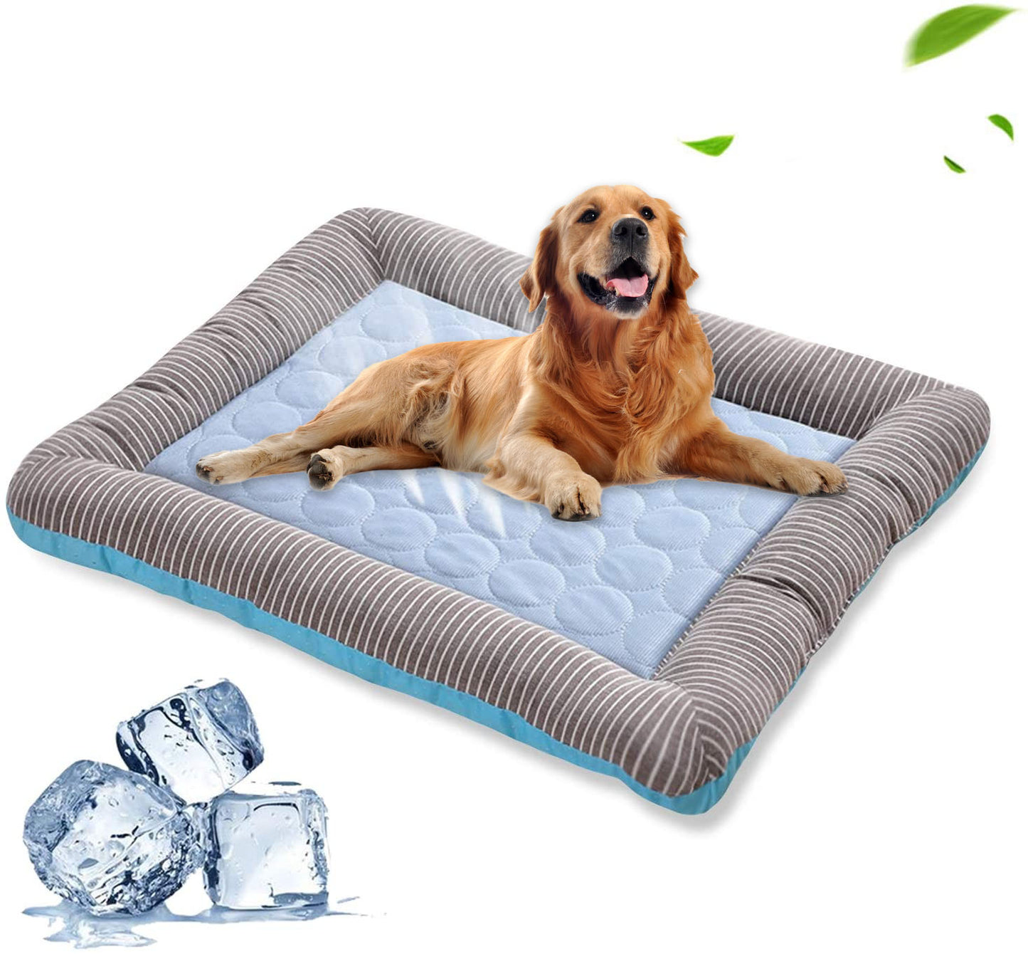 Pet Cooling Mat - Breathable Ice Silk Bed for Dogs & Cats