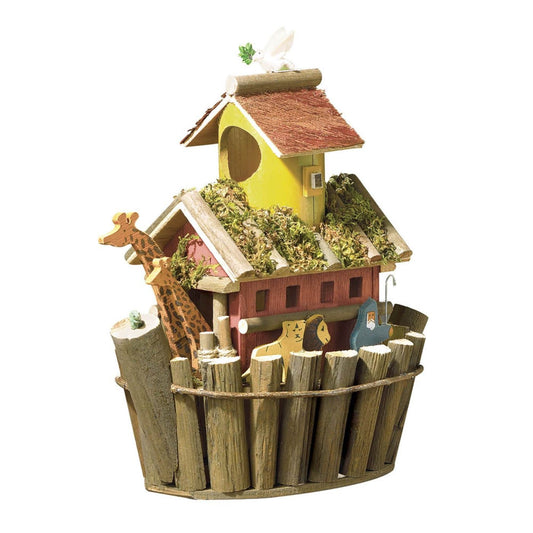 Noah's Ark Novelty Decorative Outdoor Birdhouse