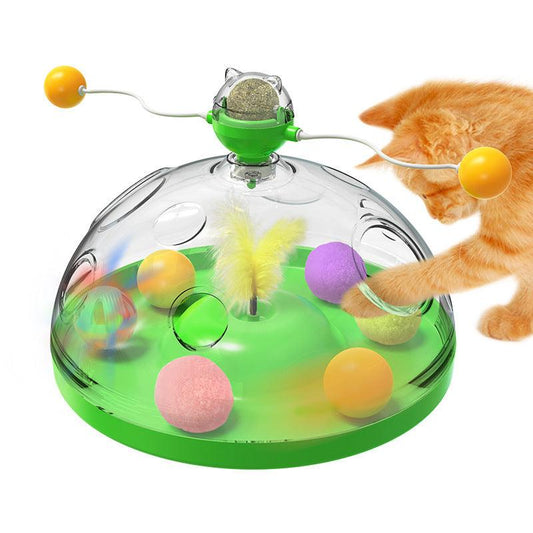Interactive Windmill Catnip Cat Toy