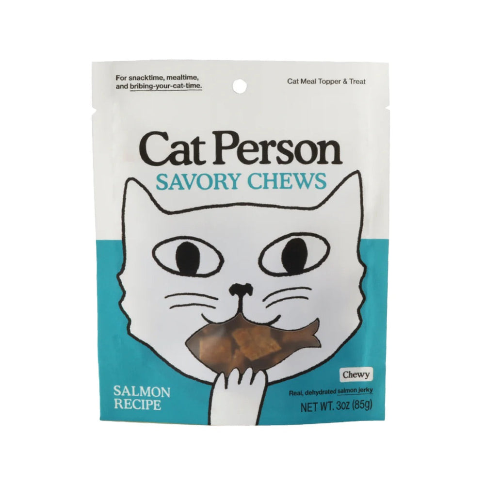 Cat Person Cat Treat Soft Chews Salmon 3oz - Purrfect Pet Kingdom