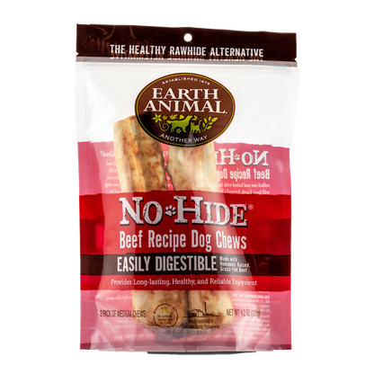 Earth Animal No Hide Medium Beef Dog Rolls (2pk) (4.2oz)