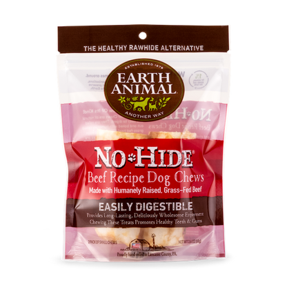 Earth Animal No Hide Small Beef Dog Rolls 2pk 2.4oz 🦴