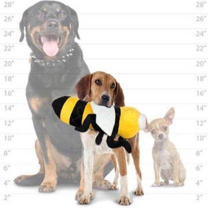 Mighty Tuffy Bug Series Yellow Bee Durable Tough Dog Toy - 2 Sizes