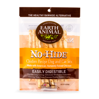 Earth Animal No Hide Chicken Pet Stix (10pk) (1.6oz)