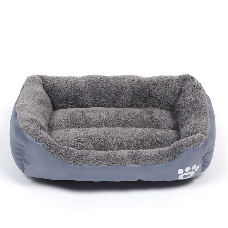 New, soft, and cozy fleece pet bed. Waterproof bottom. Suitable for small, medium & large pets. Keeps pets warm. - Purrfect Pet Kingdom