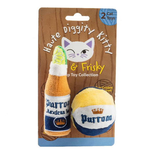 Purrona (Bottle & Ball) Cat Toys - 2 Pc