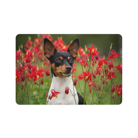 Pet Food Mat (12x18) - Toy Fox Terrier