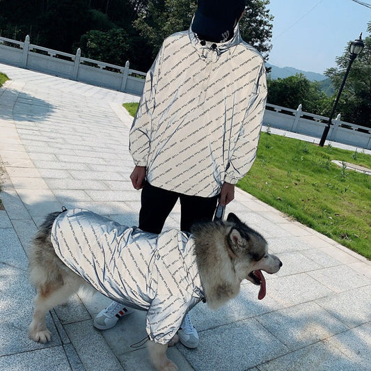 Reflective Letters Pet Parent Child Windbreaker Dog Training - main product image