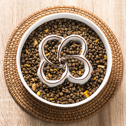 Ceramic Slow Feeder Dog Bowl Slow Feeder Dog Bowl For Medium