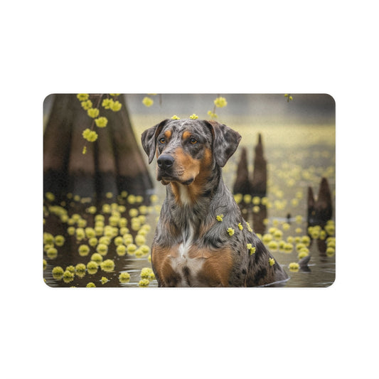 Pet Food Mat (12x18) - Catahoula Leopard Dog