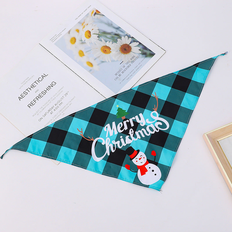 Pet Bandana for Dogs and Cats - Thanksgiving, Christmas, Halloween Pet Triangle Scarf Bib