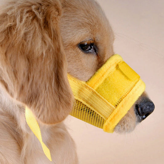 Adjustable Mask For Pets Without Biting Dog Training Premium