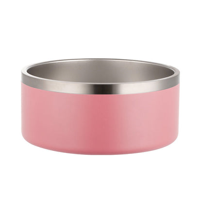 Premium 304 Stainless Steel Non-Slip Dog Bowl with Silica Base