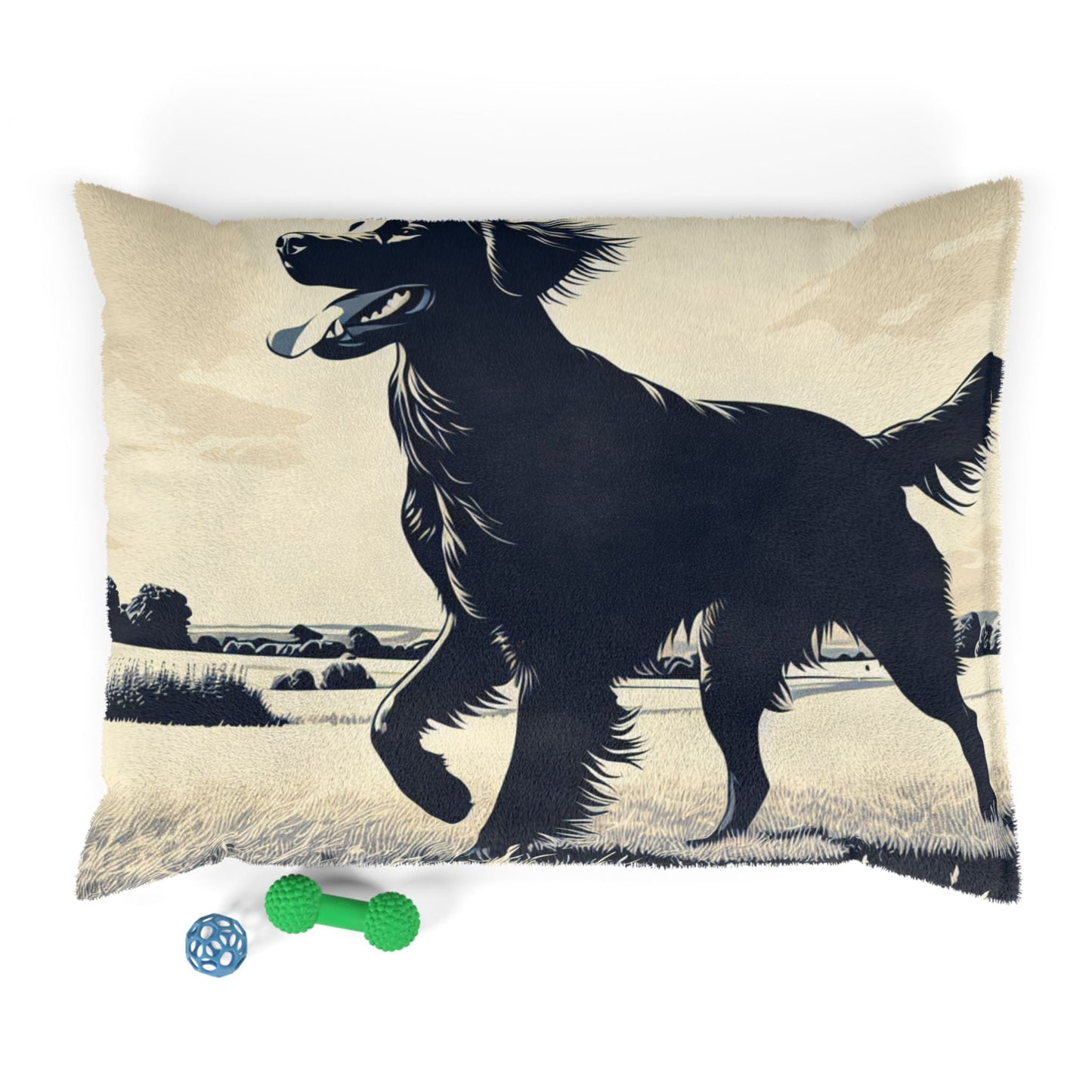 Flat Coated Retriever Pet Bed