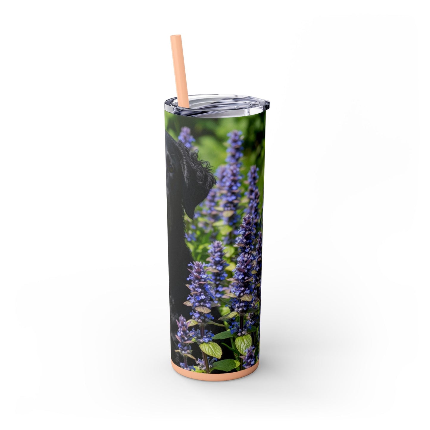 Curly Coated Retriever Tumbler with Straw, 20oz