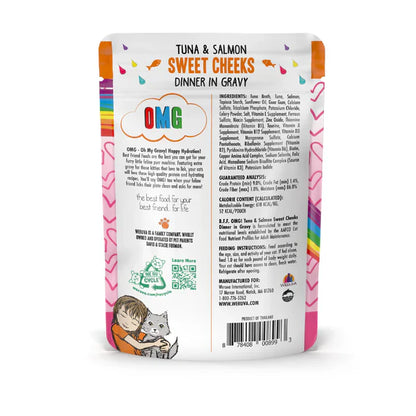 Wet Cat Food - BFF OMG Tuna Salmon Pouch 3oz 🐱