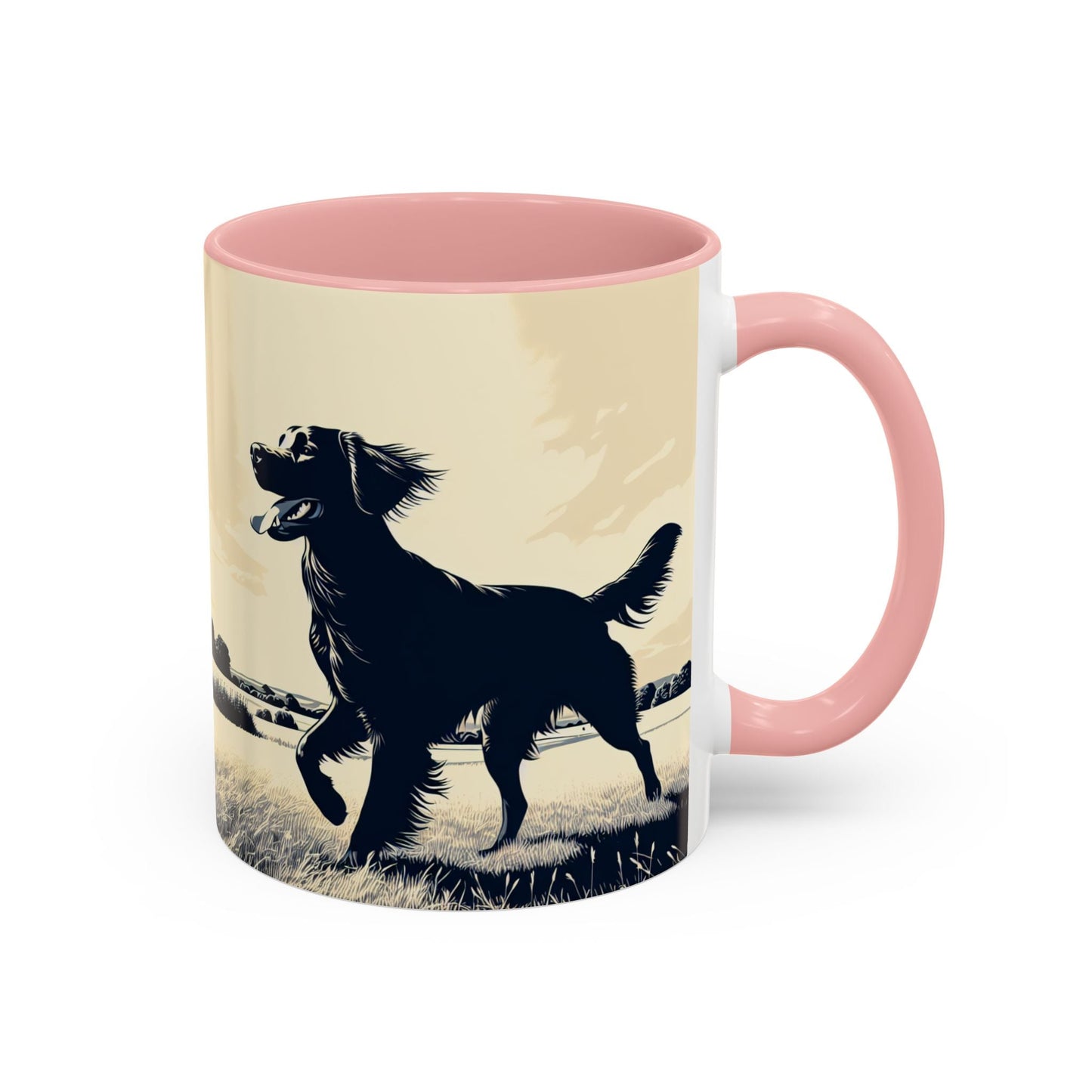 Flat Coated Retriever Accent Coffee Mug - Perfect Gift for