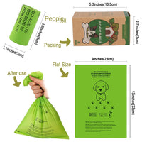 Biodegradable Pet Waste Bags Corn Starch PLA Degradable Poop