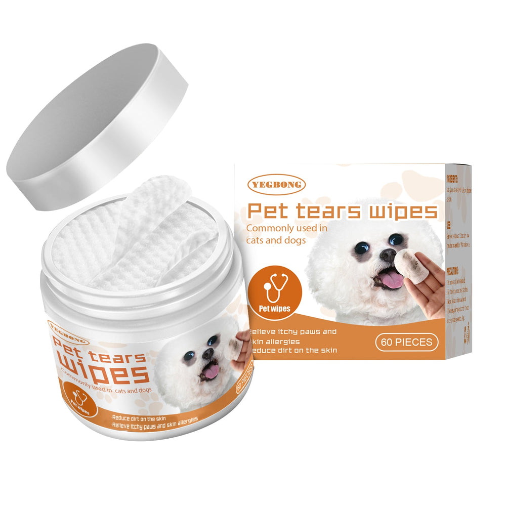 Pet Wipes Clean, Dogs And Cats Tear Stains Eye Cleaning Wipe