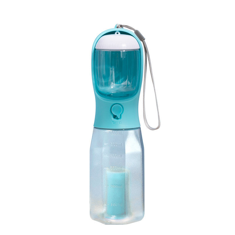 3-in-1 Portable Dog Water Bottle Dispenser with Waste Bag Holder