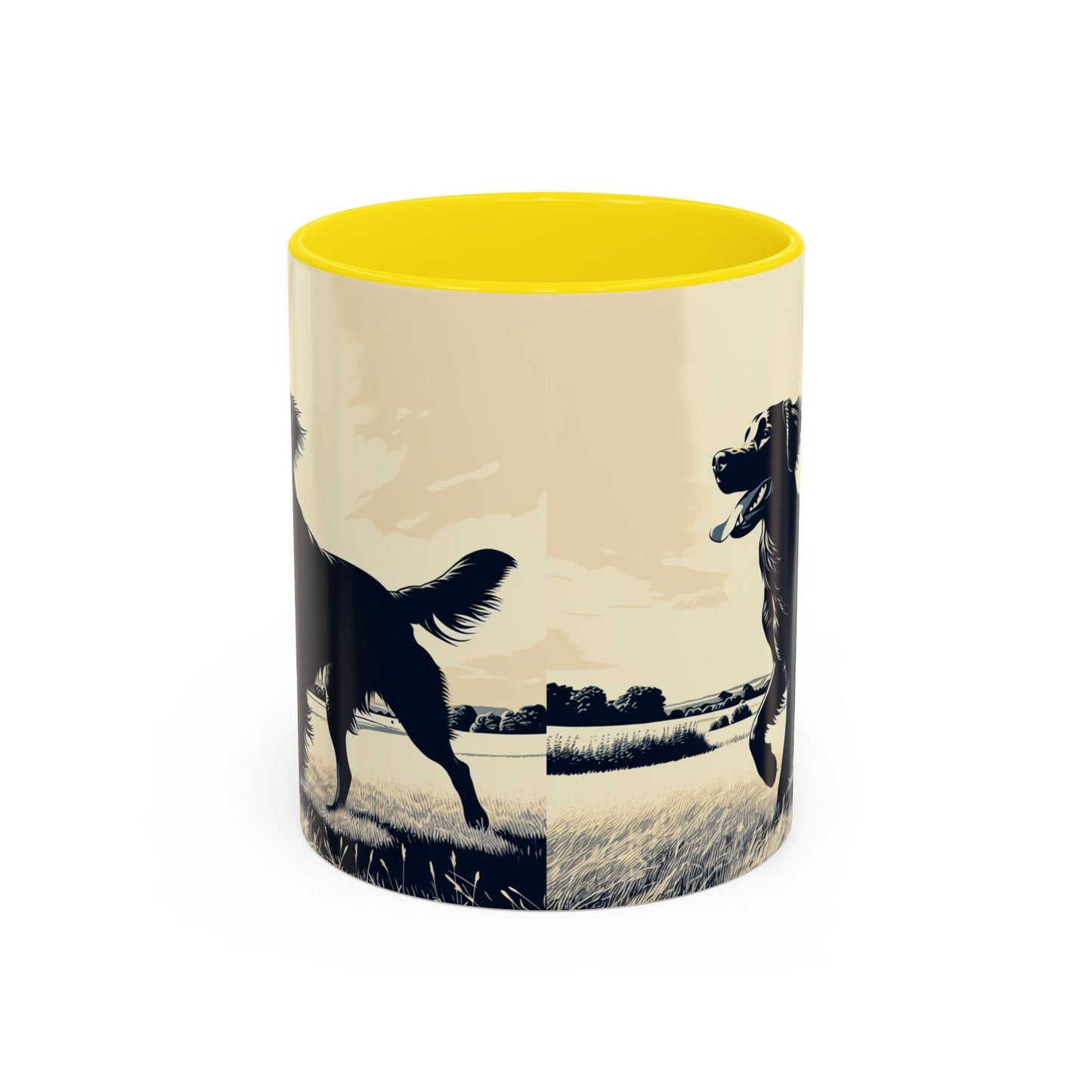 Flat Coated Retriever Accent Coffee Mug - Perfect Gift for