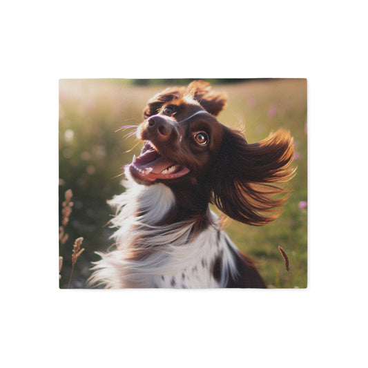 Small Munsterlander Sweatshirt Blanket