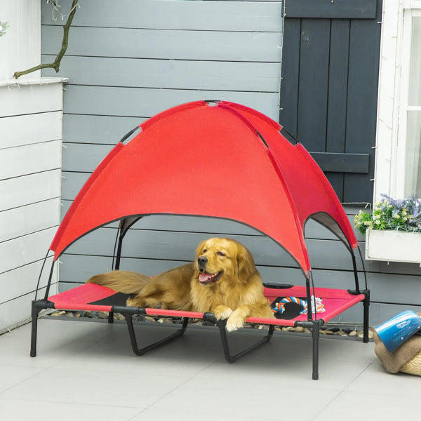 Dog Cot Cooling Pet Bed - Elevated Outdoor Portable Dog Mat