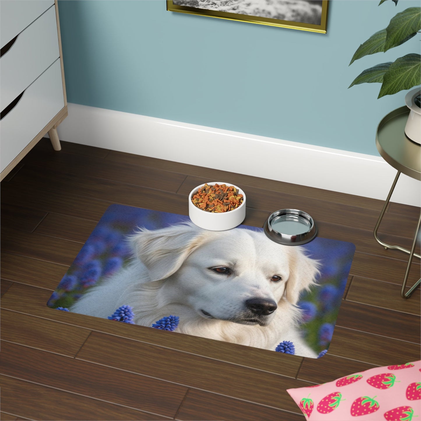 Pet Food Mat (12x18) - Portuguese Sheepdog