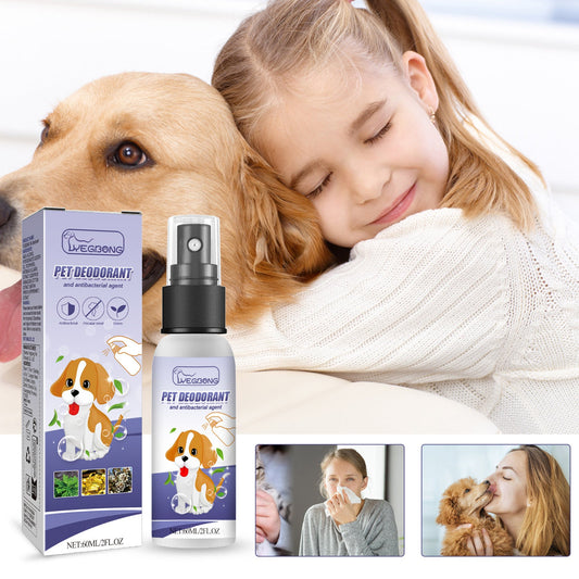 Pet Deodorant Spray for Cats and Dogs - Eliminates Odors, Urine Smell, Body Odor, and Feces Odor, Air Freshener Mist