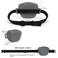 Silicone Dog Training Waist Bag Outdoor Portable Crossbody Pet Snack Pouch