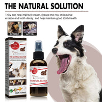 Pet Tooth Cleaning Spray, Cats And Dogs Removal Tartar