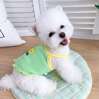 Mile Pet Dog Slim Summer Sheer Schnauzer Pome Teddy Small Dog Bears Cat Clothes