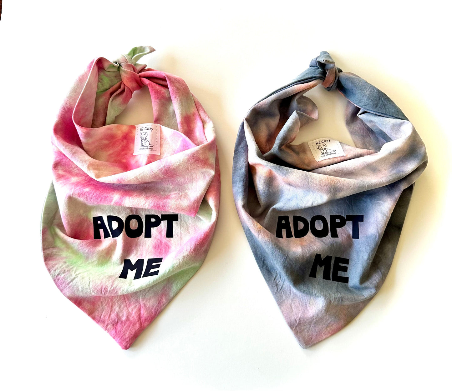 Adopt Me Tie Dye Dog Bandana Best Seller - Purrfect Pet Kingdom