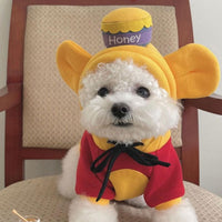 Autumn And Winter New Dog Sweater Winnie The Pooh