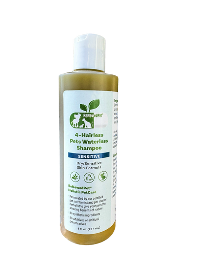 Premium Waterless Shampoo for Hairless Pets Sensitive Skin