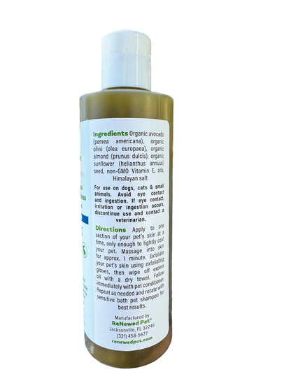 Premium Waterless Shampoo for Hairless Pets Sensitive Skin