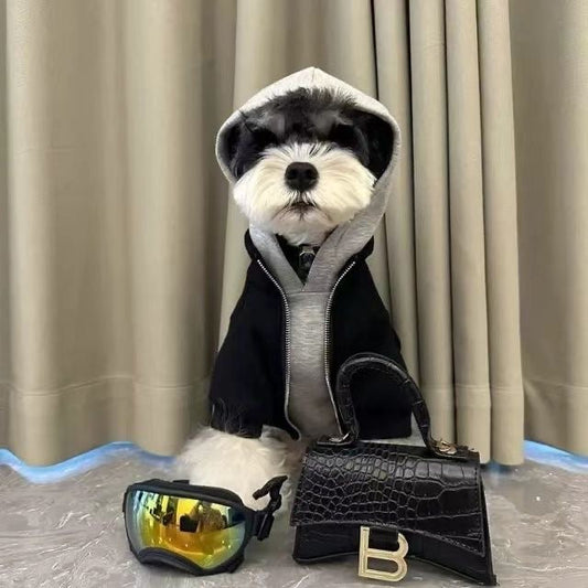 Dog Clothes Fake Two-Piece AutumnWinter Warmth Schnauzer