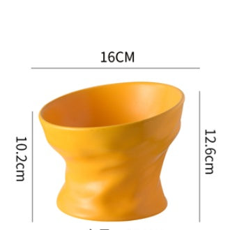 Cat Bowl High Ceramic Protection Cervical Spine Dog Food