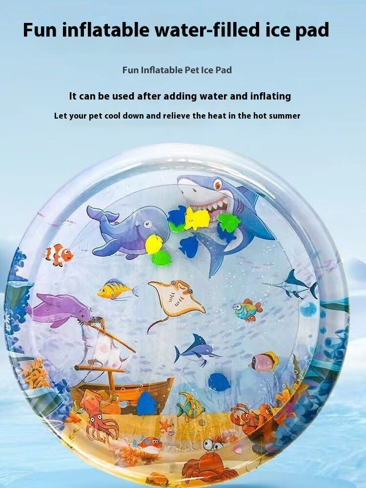 Self-Cooling Pet Water Bed - Waterproof Summer Ice Pad