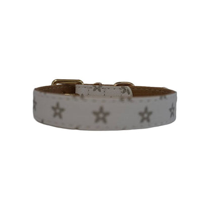 Tropez White Luxury Pet Collar