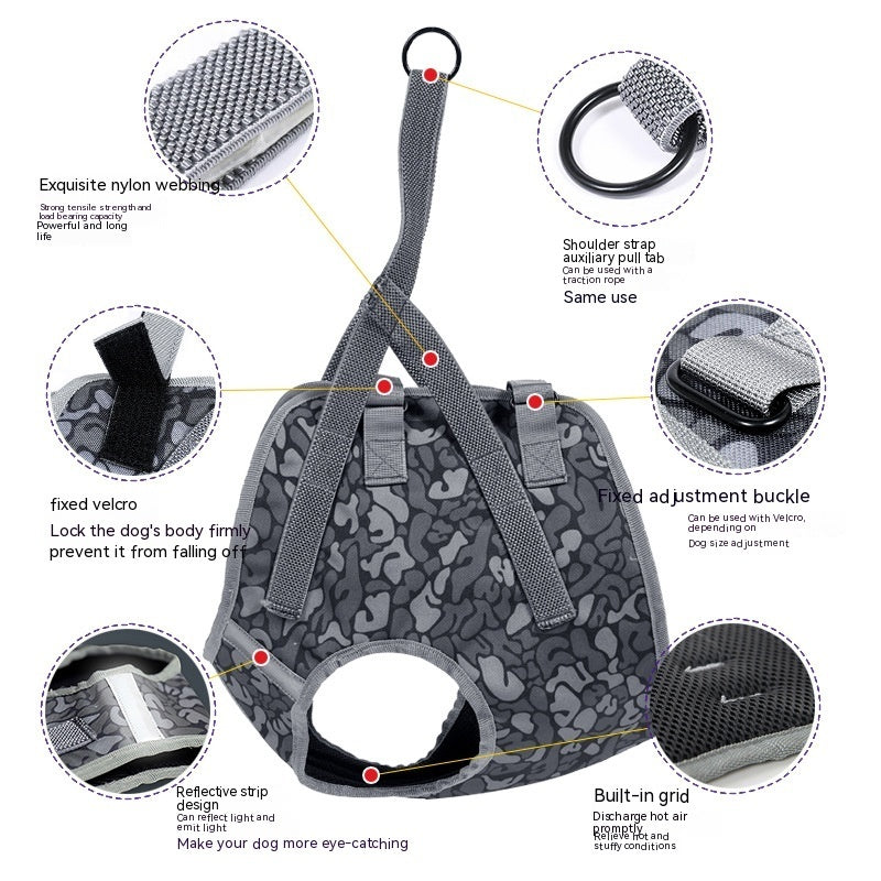 Anti-large Dog Explosion Punch Dog Chest Strap Medium Hand