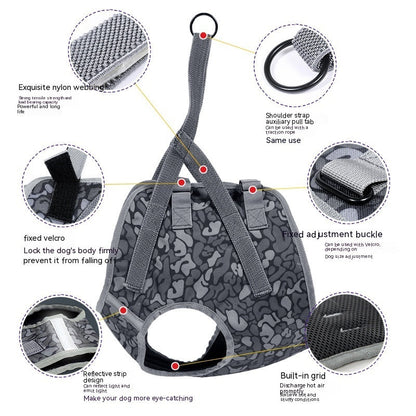 Anti-large Dog Explosion Punch Dog Chest Strap Medium Hand