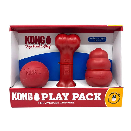 KONG® Classic Dog Toy 3 Count Durable Chew Treat